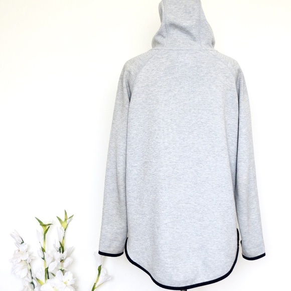 Nike Sportswear Tech Fleece Full Zip Cape Hoodie Jacket Gray SZ S - Picture 12 of 16